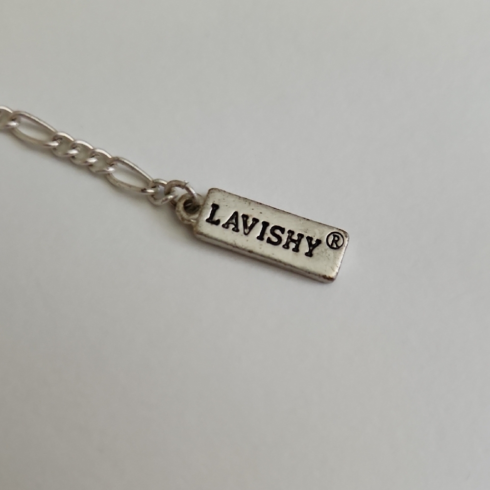 Lavishy Silver Goldfish Pendant Necklace - Picture 2 of 9